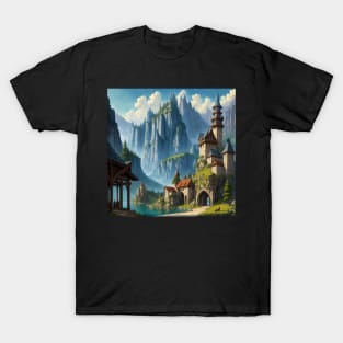 Village Entrance by the River T-Shirt